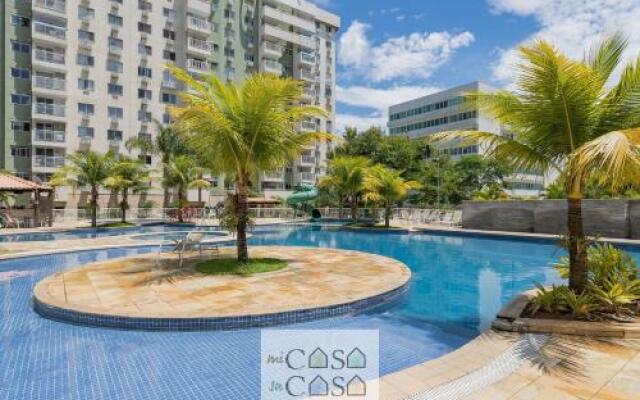 TOP 2 Quartos COMPLETO com Area de LAZER - Estacionamento, Portaria 24h, Wi-Fi 35mbps, Netflix, Utensílios de Cozinha e Sossego