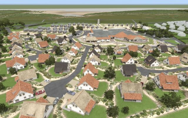 Bungalow at Nieuwvliet Bad Beach Resort