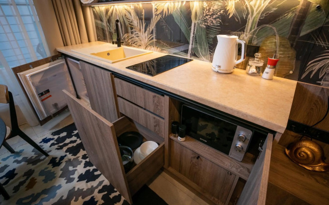 Twin studio apartments in the center near Most City