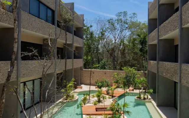 Stylish Tulum Studio Terrace Pool Relax