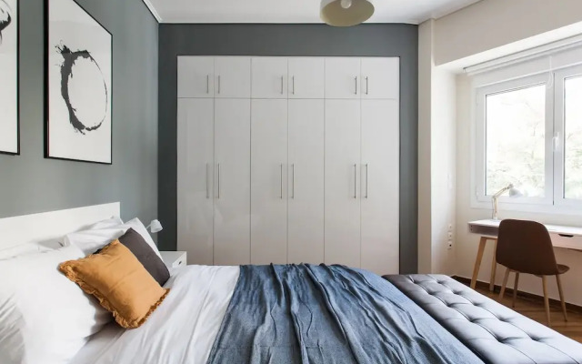 UPSTREET Charming & Comfy 2BD Apt-Acropolis