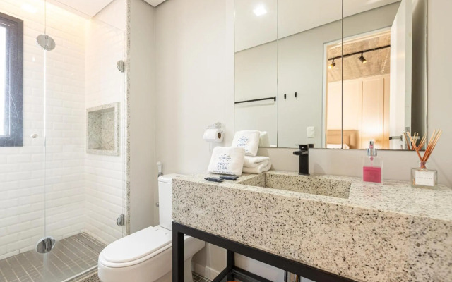 Easy Star - Flat Sofisticado no Jardins - WT02G