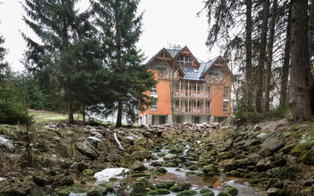 Luxusní horský apartmán v centru Harrachova