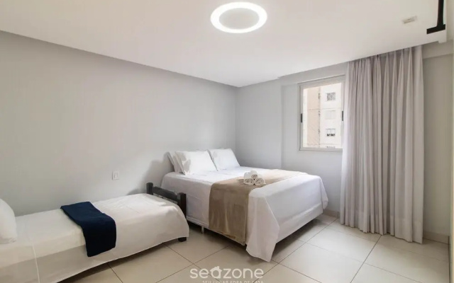 3 Bedroom Apt w/ A/C in Goiania Eon0402