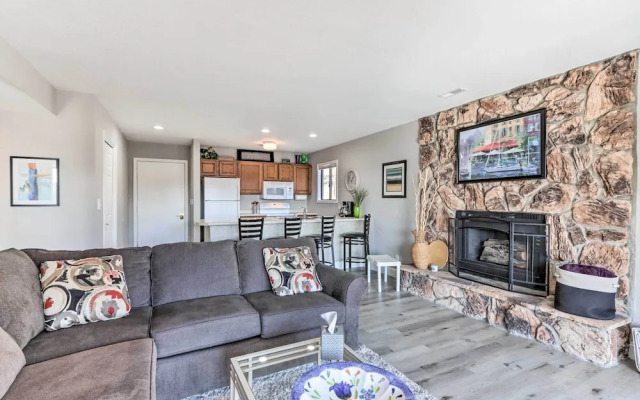 Fireplace & Water Views: Lake Ozark Condo!