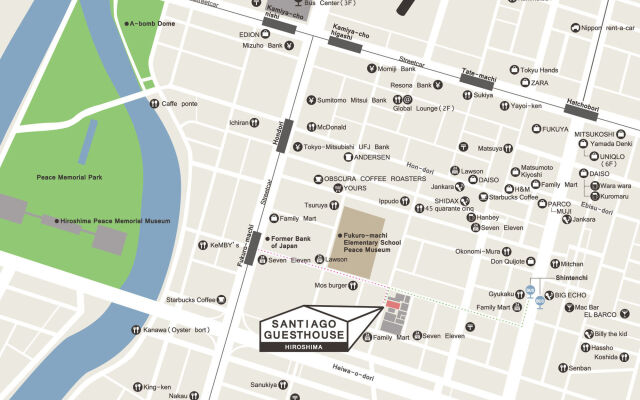 Santiago Guesthouse Hiroshima – Hostel