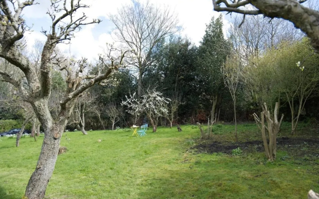 a Quirky Garden Building in an Orchard
