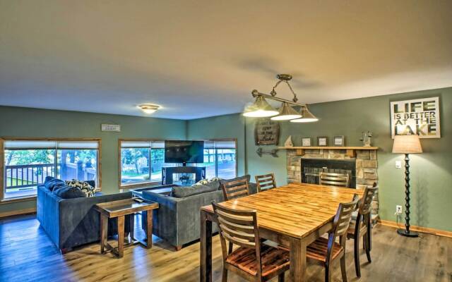 Boat Dock, Game Room: Lakefront Sunrise Beach Home