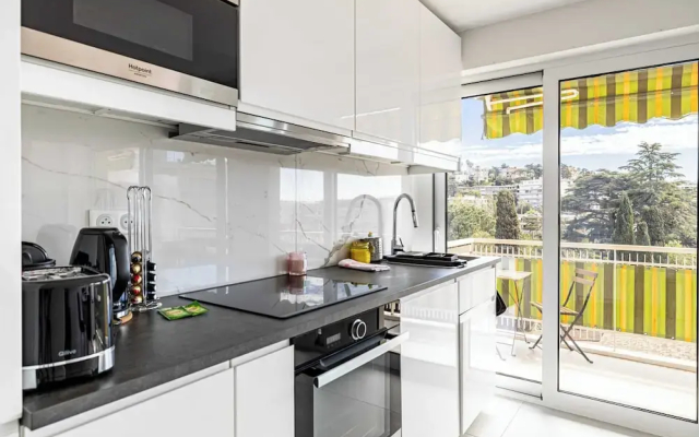 Elegance and Serenity With Terrace, View & A/C - Apartment in Cannes - Photo 5