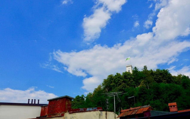 Old Town Terrasse View on Ljubljana River