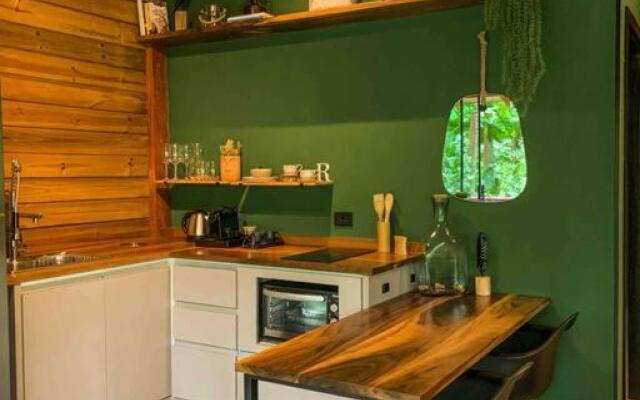 Cabana equipada em meio à natureza em Pomerode
