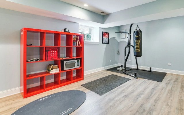 Game Room, Deck & Yard: Chicago Home