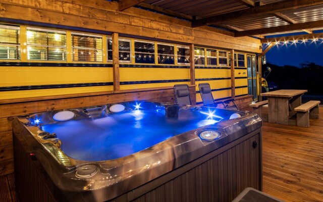 American School Bus - Blossom Farm