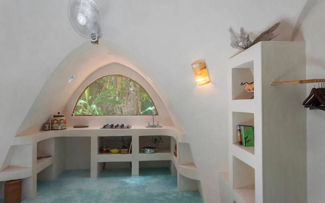 Unique Jungle Dome Ha With Kitchen