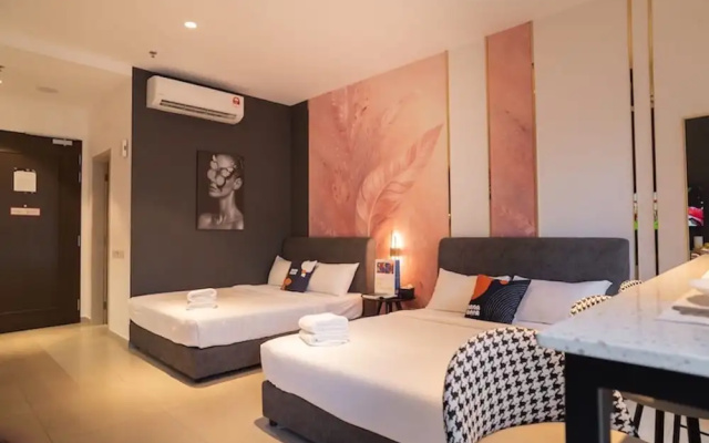 Paxtonz KL Walk to Mall & Pool – Guest Rooms – Petaling Jaya