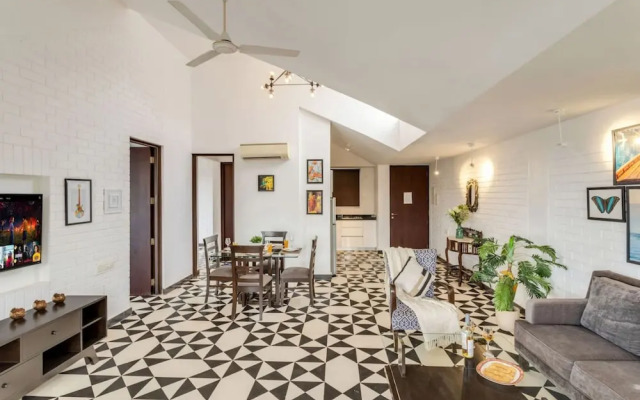 Elegant 2BR Apartment Near Candolim Coco Beach
