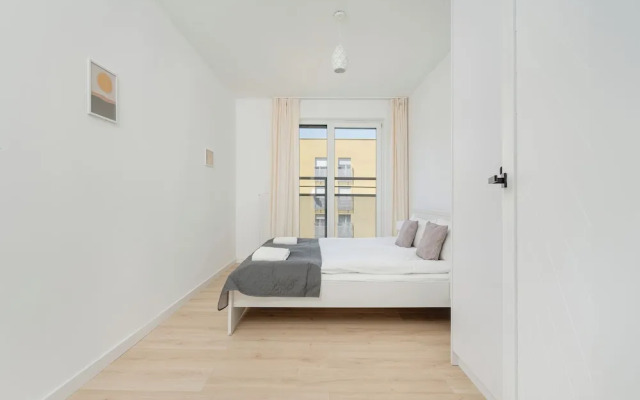 Wroclaw Dark Blue Apartment by Renters