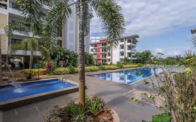 2BR w Pool Sauna 2km to Baga Calangute Beach