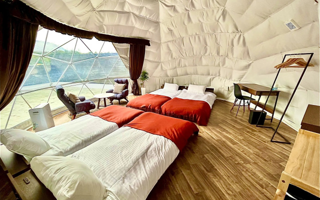 Panoramic Mt. Fuji Views from All Rooms – VISION GLAMPING Resort & Spa YAMANAKAKO