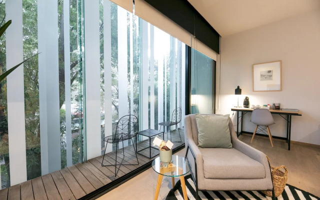 Casai Amazing & Luxury Unit in Polanco with a balcony