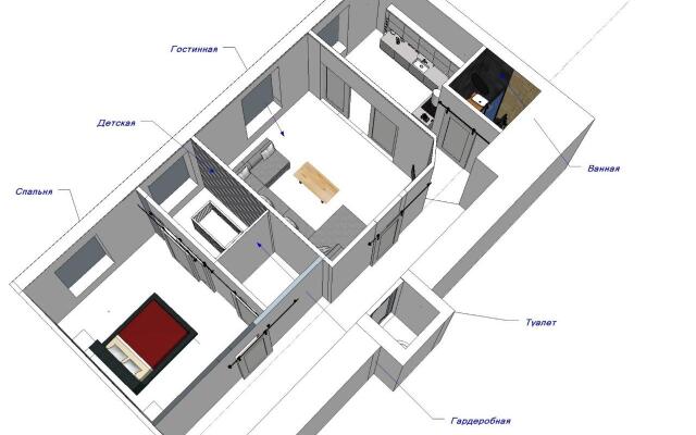 Квартира на улице Большая Зеленина