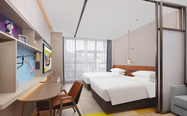 Guiyang Yunyan Fountain Pool Area Home2 Suites by Hilton Hotel – Guest Rooms – Guiyang