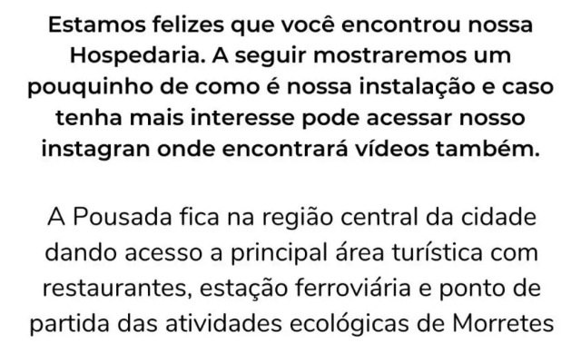 Pousada Recanto dos Pássaros