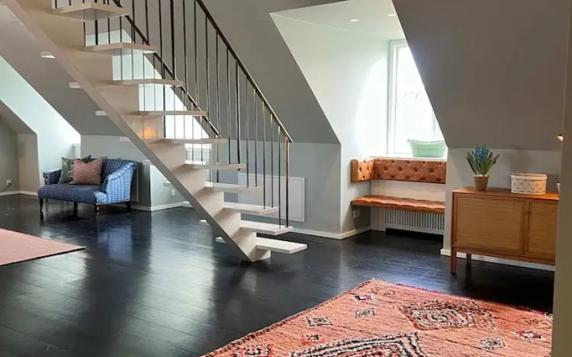 The Apartment Upstairs Canal Penthouse in Copenhagen
