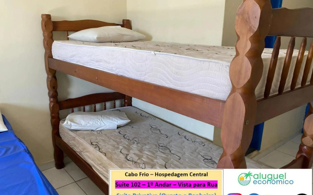 Cabo Frio - Hospedagem Central - Aluguel Economico