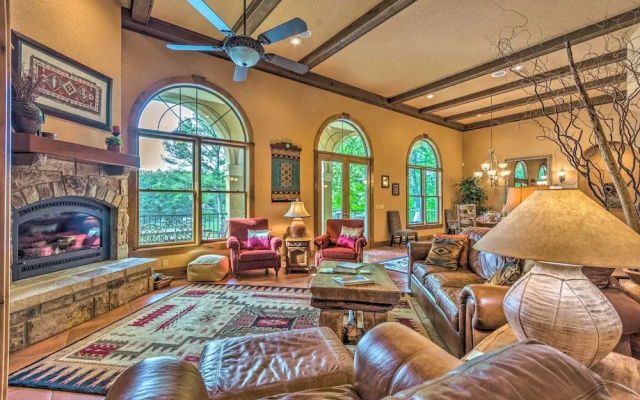Private Dock + Water Views: Hot Springs Abode!