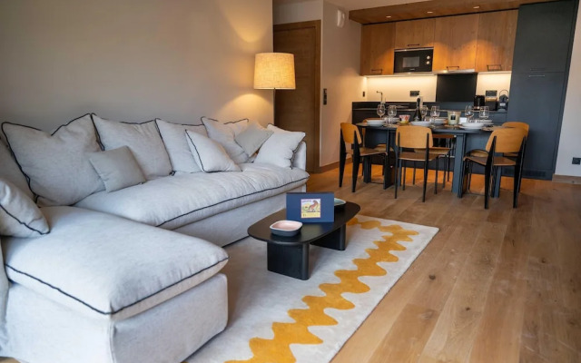 Charming Apt With View 2bd/6p -residence in Mega\"ve