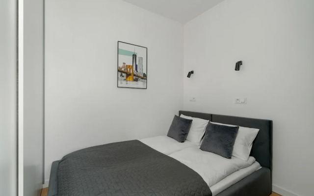Dark Grey Apartment in Poznan by Renters