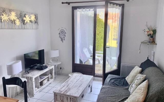 Appartement Rez de jardin Cabourg résidence bord de mer