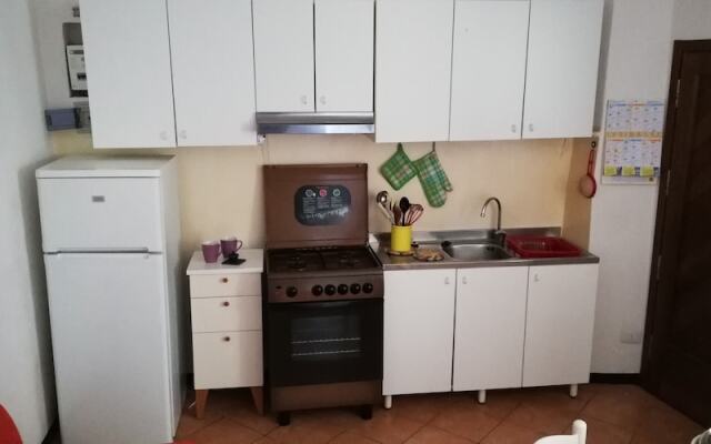 Little Blue House in Medioeval Court