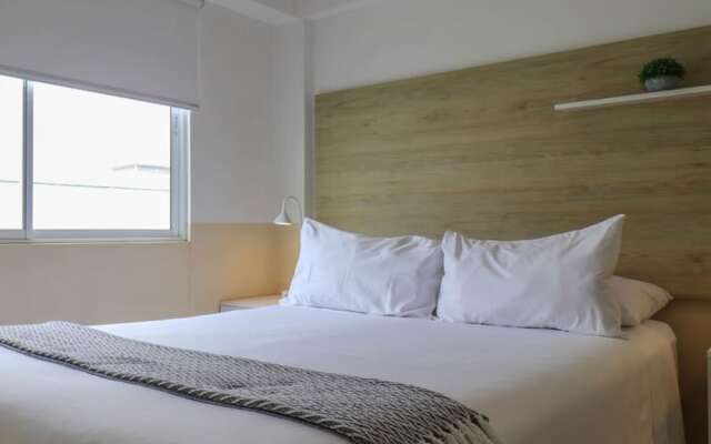 w Iluminating 1BR w AC Near Central Restaurante