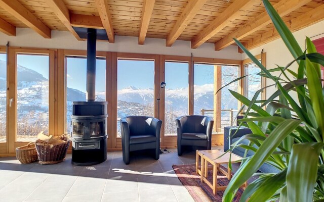 Chalet With in Veysonnaz With Wonderful Mountain View Fur