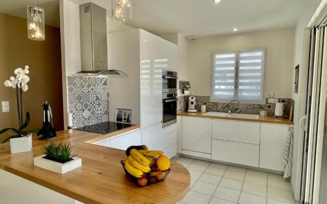 MAISON moderne 6 pers, jardin proche plage¢re