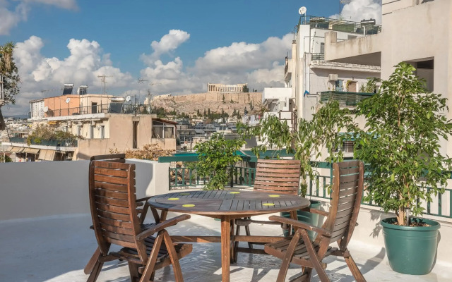 Blue Couple House Athens