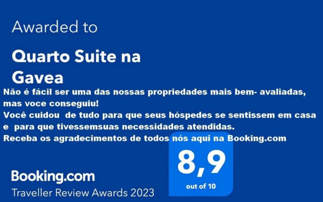 Quarto/Suite na Gavea
