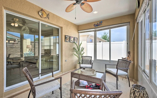 Sunny Courtyard Villa w/ Patio: Golf & Dine!