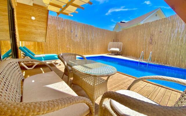 Bungalow With Private Pool Garden BBQ in Fethiye