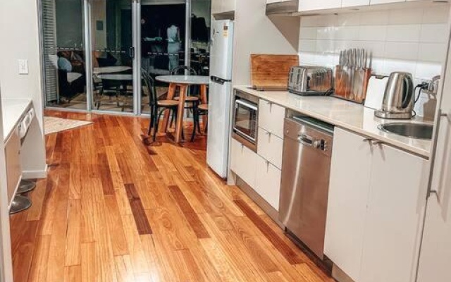 Kingscliff 2 bed apartment plunge pool at Salt Beach Resort and Spa – Kitchen – Kingscliff