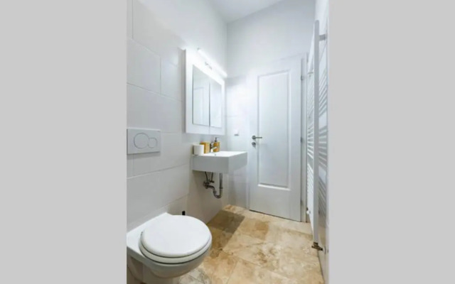 Modern apartment next to subway station