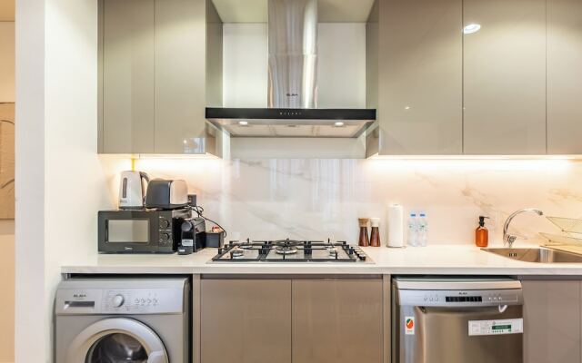 Condo With Burj Khalifa View In City
