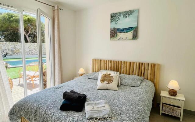 Agréable villa 3 chambres avec piscine chauffée Bonifacio