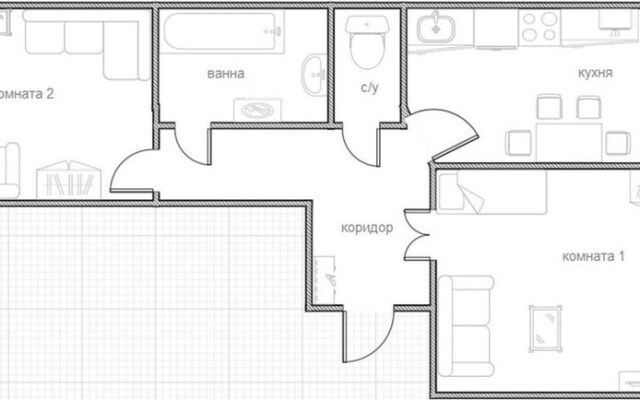 Apartment on Ryleeva 64 B