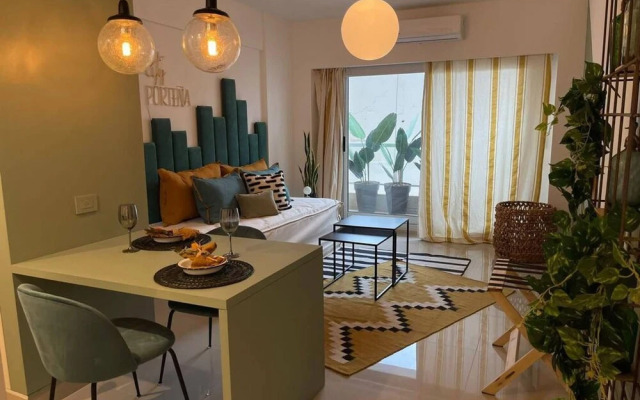 Modern Studio in San Telmo Design Balcony -309
