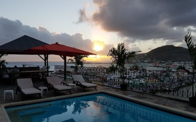 Apartment With 4 Bedrooms in Philipsburg, With Wonderful sea View, Pool Access, Furnished Terrace