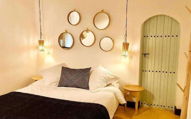 Art riad au bord de la mer