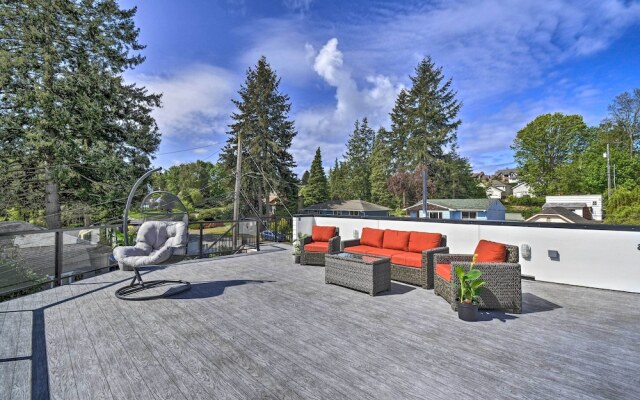 'ruston Retreat' - Mod Home w/ Rooftop Deck!